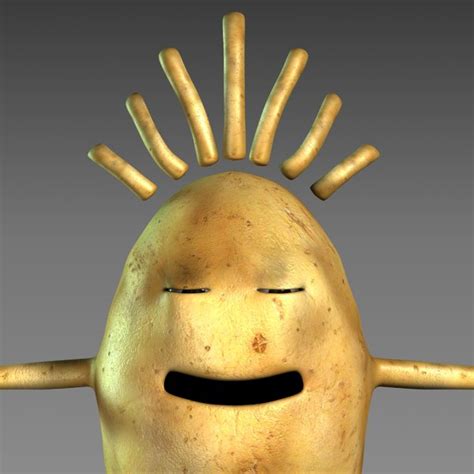 3ds Max Character Cartoon Style Potato
