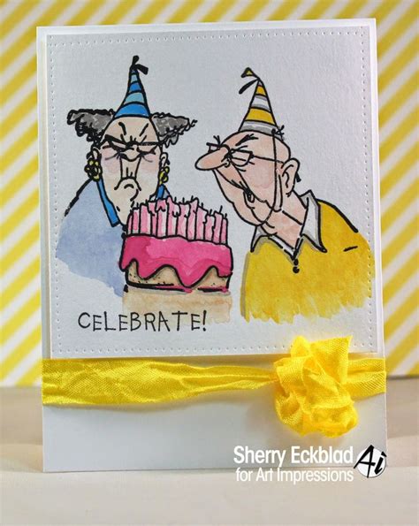 Art Impressions Rubber Stamps Celebrate By Sherry Eckblad Art