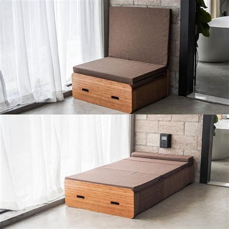 The traditional idea for a minimalist bedroom is to have clean crispy white decor and accents. Minimalist Foldable Bed with mattress in 2020 | Foldable ...