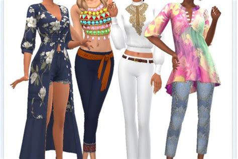 Sims 4 Clothing Cc Headline Shirt Dress Micat Game