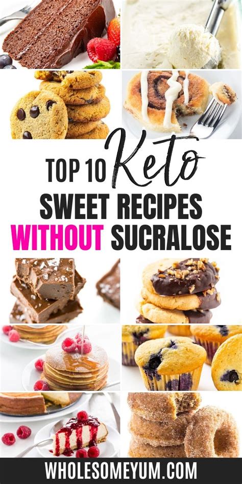 (please note this post has been updated from the original 3 years ago). Top 10 Keto Sweet Recipes Without Sucralose in 2020 | Keto dessert, Keto recipes easy, Sweet recipes