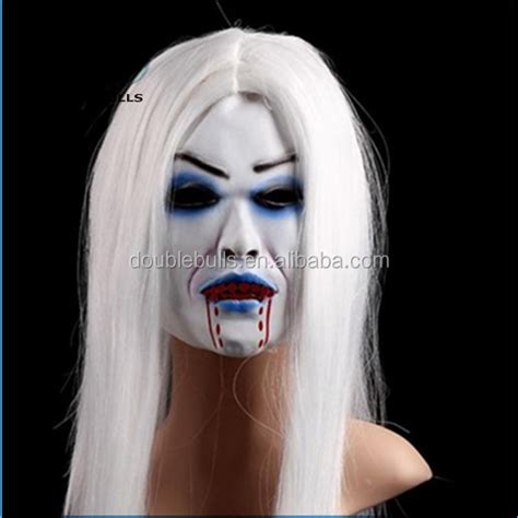 Wholesale Screaming Witch Ghost Vampire Latex Facemask Mask Halloween