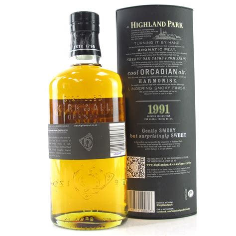 Highland Park 1991 Travel Retail Exclusive Whisky Auctioneer