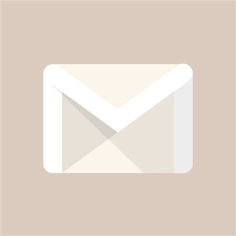 Gmail Logo Aesthetic Brown Ios 14 App Icon Pack Natural Beige App
