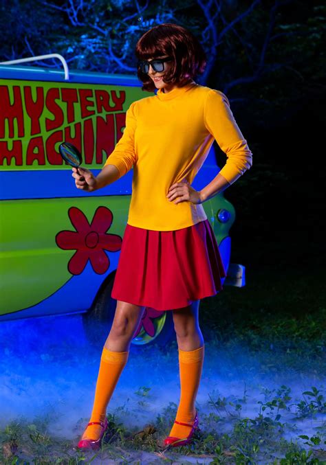 Disfraz De Velma Classic Scooby Doo De Talla Grande Multicolor Yaxa Store