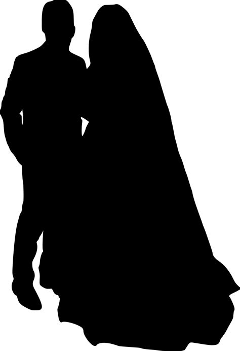 46 Bride And Groom Silhouette Svg Free Background Free Svg Files