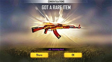 How To Get Permanent Flaming Ak In Just One Spin Free Fire Weapon Royale Trick Youtube