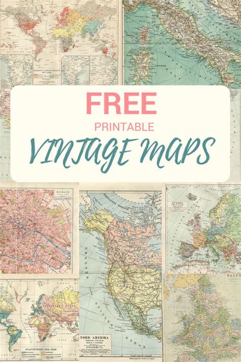 Custom Travel Maps Printable Us Travel Maps Vintage United Etsy