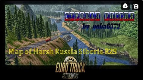 Map Harsh Russia Siberia R English City Names Ets Mods Ets Map Euro Truck