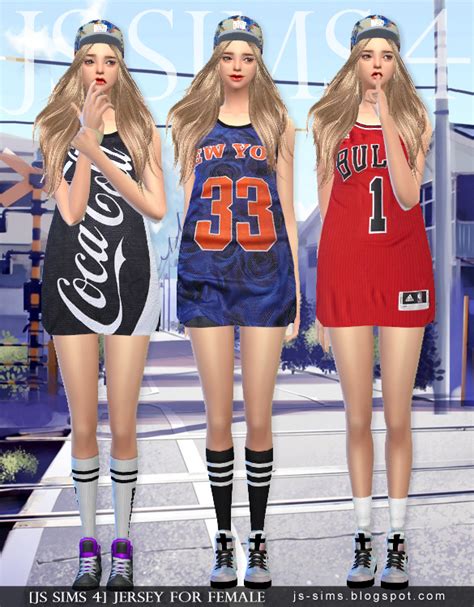 Js Sims 4 Jersey For Female • Sims 4 Downloads