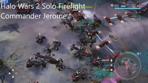 Halo Wars 2 Firefight Solo Wave 100 Commander Jerome Youtube