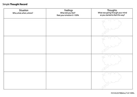 Cognitive Behavioral Therapy Worksheets For Kids 18 Best Images Of