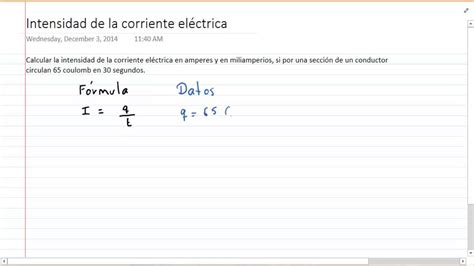 La corriente eléctrica es el flujo de una carga eléctrica a través de un material conductor. Intensidad Corriente Electrica - YouTube