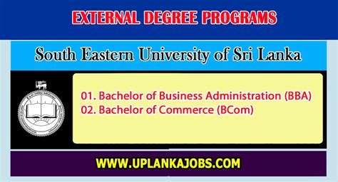 Bba And Bcom External Degree Programs 2022 South Eastern University Of