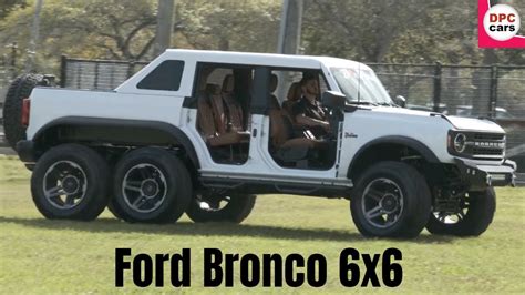 Ford Bronco 6x6 Dark Horse By Apocalypse Manufacturing Youtube