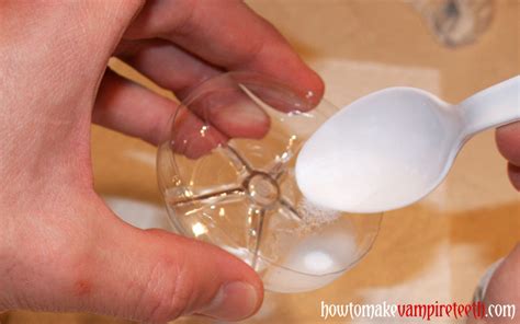Cheap and easy fangs (7 different styles as toga. how to make vampire teeth | Step 5: Creating Your Fangs