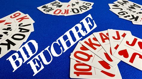 How To Play Euchre Bid Card Games