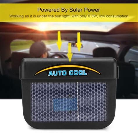Auto Cool Solar Powered Car Ventilation Fan Konga Online Shopping