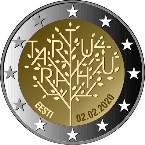 Ευρώ, εκ των οποίων τα 23,9 δισ. Εσθονία 2 Ευρω 2020 "100 years of the Tartu Peace Treaty"