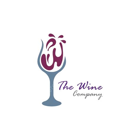 Wine Glass Splash Vector Hd Images Wine Logo On Splash Design Template