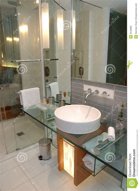 Modern Hotel Bathroom Stock Photo Image Of Toilet Sink