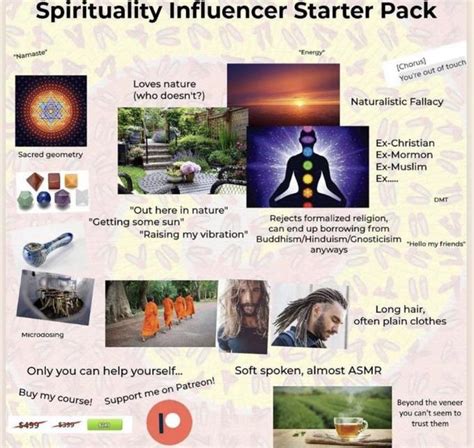 Spirituality Influencer Starter Pack Rstarterpacks Starter Packs