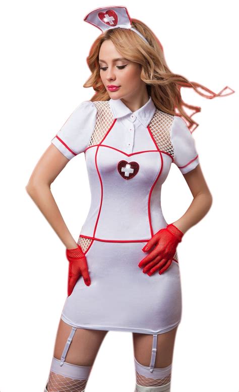 Women Sexy Naughty Nurse Cosplay Costumes Sexy Bedside Nurse Costume