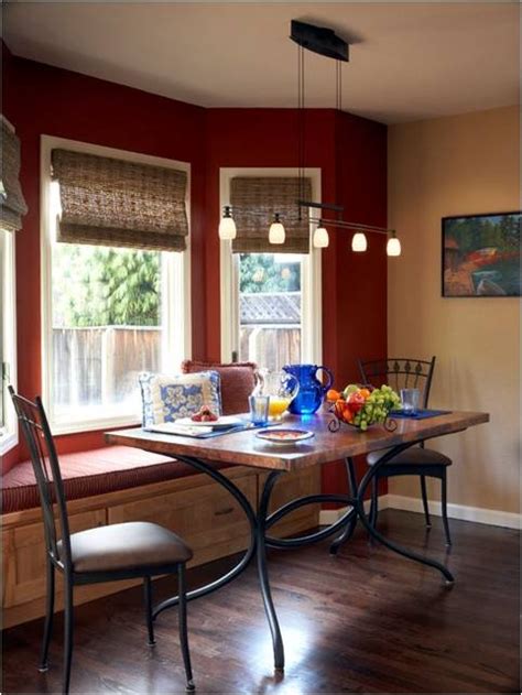 Lush decor rowley birds curtains room darkening window panel set for living, dining, bedroom (pair), 84 l, blue & gray, 2 count 4.7 out of 5 stars 3,110 $33.99 $ 33. Dining Room Bay Window Seat | casa | Pinterest