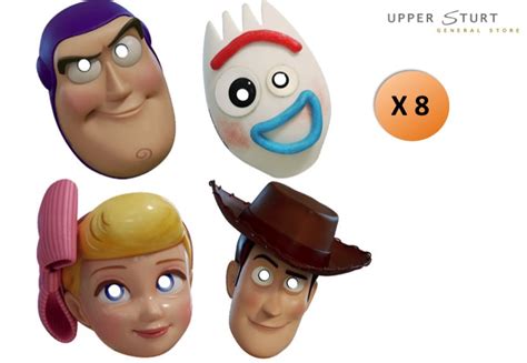 Toy Story 4 Paper Masks 8 Pack Upper Sturt General Store