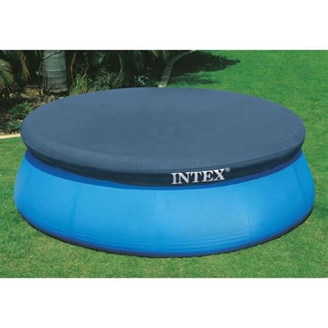 Intex 15 Ft Easy Set Swimming Pool Debris Vinyl Cover Tarp 28023e In