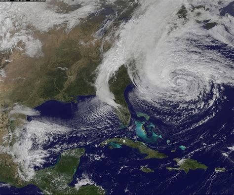 Nasa Satellites See Sandy Expand As Storm Intensifies Flickr