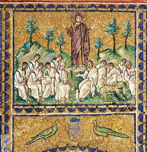 Basilica Di Santapollinare Nuovo Ravenna Mosaici Dellinizio Del Vi