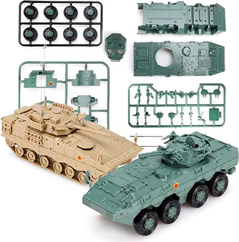 Amazon Com Viikondo Scale Toy Tank Pcs Set Diy Assembly