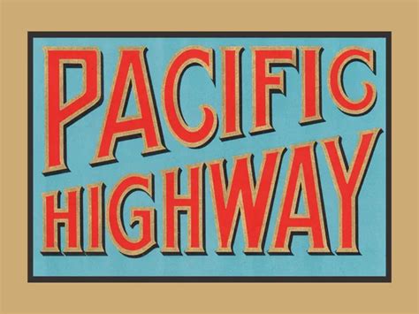 vintage pacific highway reproduction steel sign coastal decor 19 99 picclick