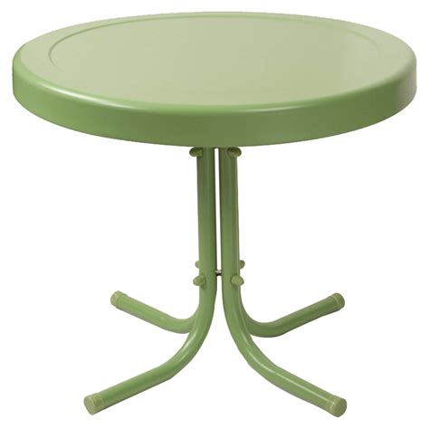Retro Metal Side Table Oasis Green Dcg Stores