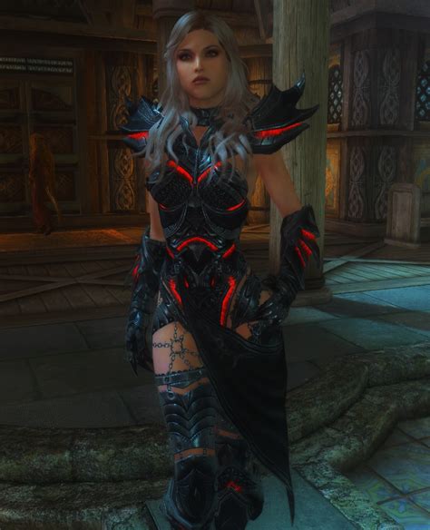 Drammora in Daedric Reaper Armor at Skyrim Nexus - Mods and Community