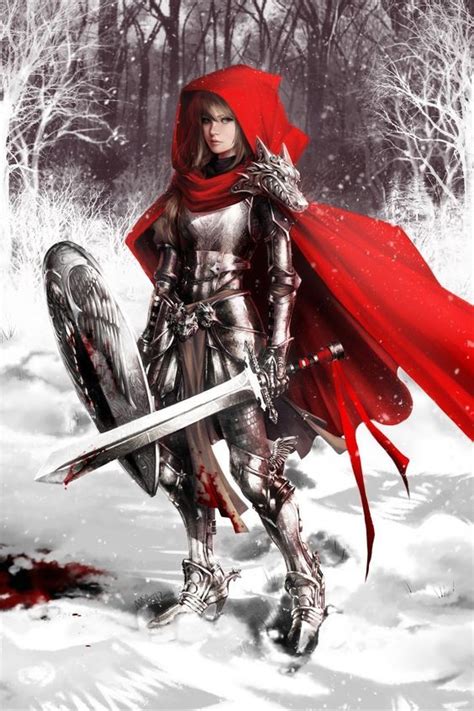 Pin By Franklin González On Womans Red Riding Hood Female Knight