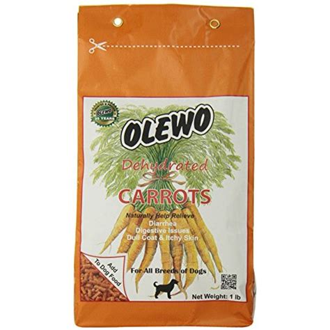 I changed my dog's food and now she has diarrhea. Olewo Carrots Digestive Dog Food Supplement, effective dog ...
