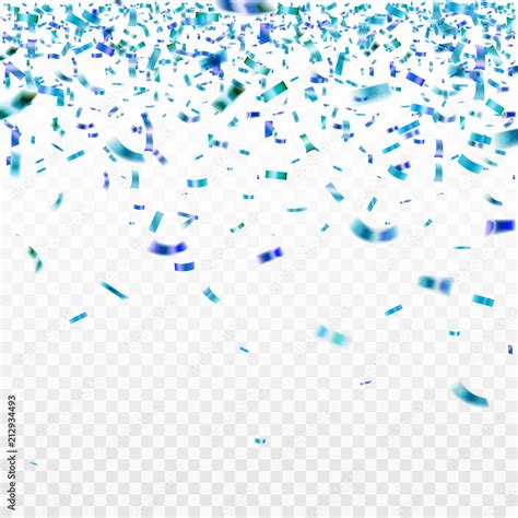 Vecteur Stock Stock Vector Illustration Blue Confetti Isolated On A