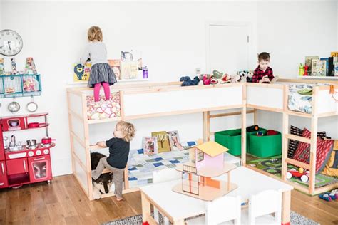 Ikea room ideas with help from ikea furniture we turned our second small living room space into a functional playroom for the kids. Three Shared kids Bedroom With IKEA Kura | Home Design And ...