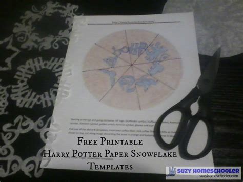Harry Potter Paper Snowflake Free Printable Templates 9