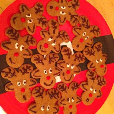 Other words from upside down. Upside down gingerbread men = reindeer. | Christmas desserts, Favorite holiday, Christmas baking
