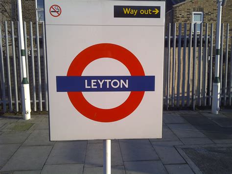 Leyton London Underground Sign Free Stock Photo Public Domain Pictures