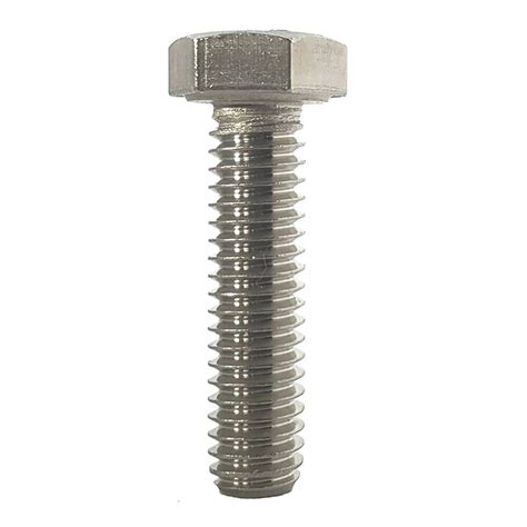 38 16 X 1 34 Hex Head Tap Bolts Fully Threaded Stainless Steel 18 8
