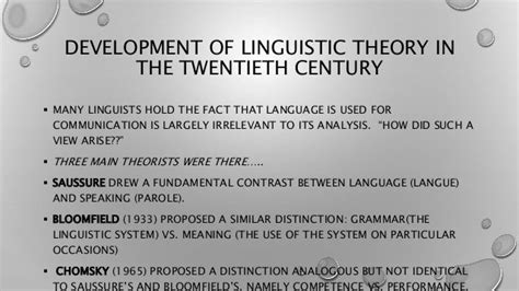 The Four Main Types Of Functional Theories In Linguistics