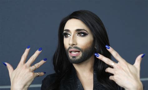 Austrias Bearded Lady Wins Eurovision Cbs News