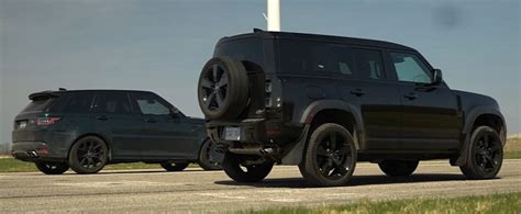Move Over Everyone Its Time For The Lr Defender V8 And Rr Sport Svr