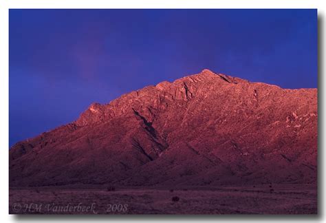 Sandia Mountain At Sunset Albuquerque Daily Photo