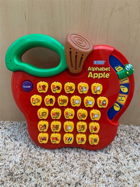 Vtech Alphabet Apple Preschool Learning Toy Abcs Phonics Lights Music