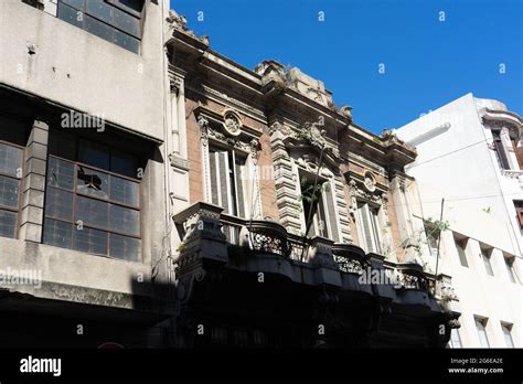 Historic Buildings In The Ciudad Vieja Neighborhood In Montevideo